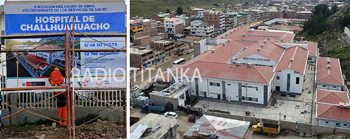 Se reinician trabajos en nuevo Hospital de Challhuahuacho después de año y medio de paralización